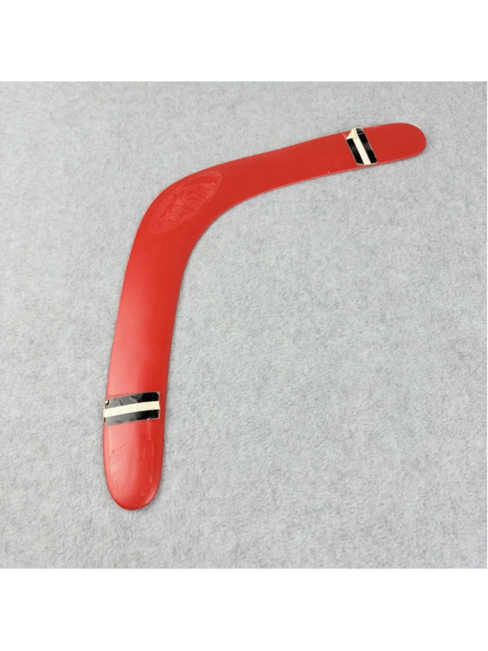 Vintage 1965 ~ Wham-O Aussie Boomerang ~ Original Red w/Black & White